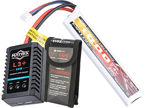 EvikeAirsoft-MatrixHighPerform7.4VAirsoftBatteryStarter(Stick/1000mAh/20C/Small)
