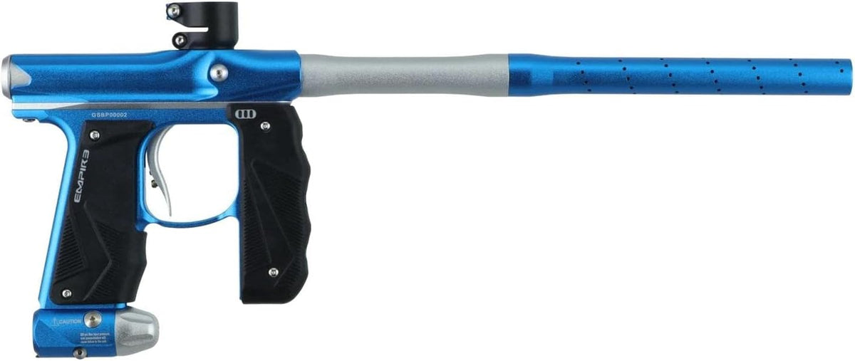 Empire Mini GS Paintball Gun w/ 2 Piece Barrel - Dust Blue / Dust Silver (17385)