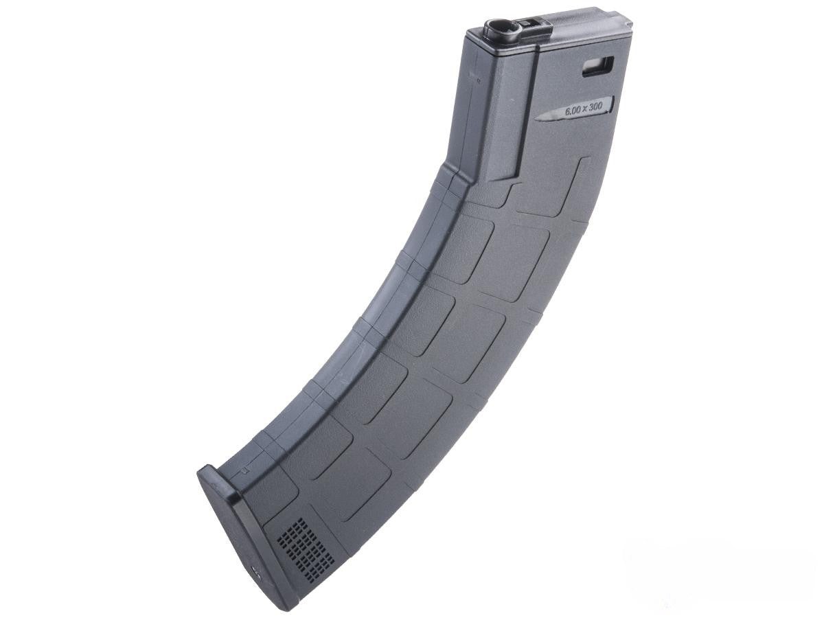 EMG M4-AK300 300rd Mid-Cap Airsoft Magazine for M-4 AEG Rifles - Black