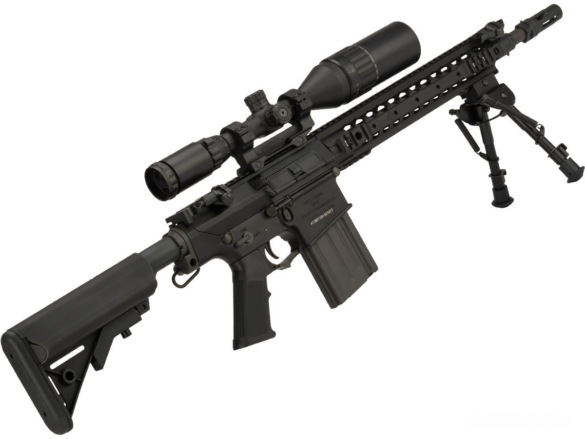 ARES Knight's Armament Licensed SR25-M110K Airsoft AEG DMR (Color: Black)