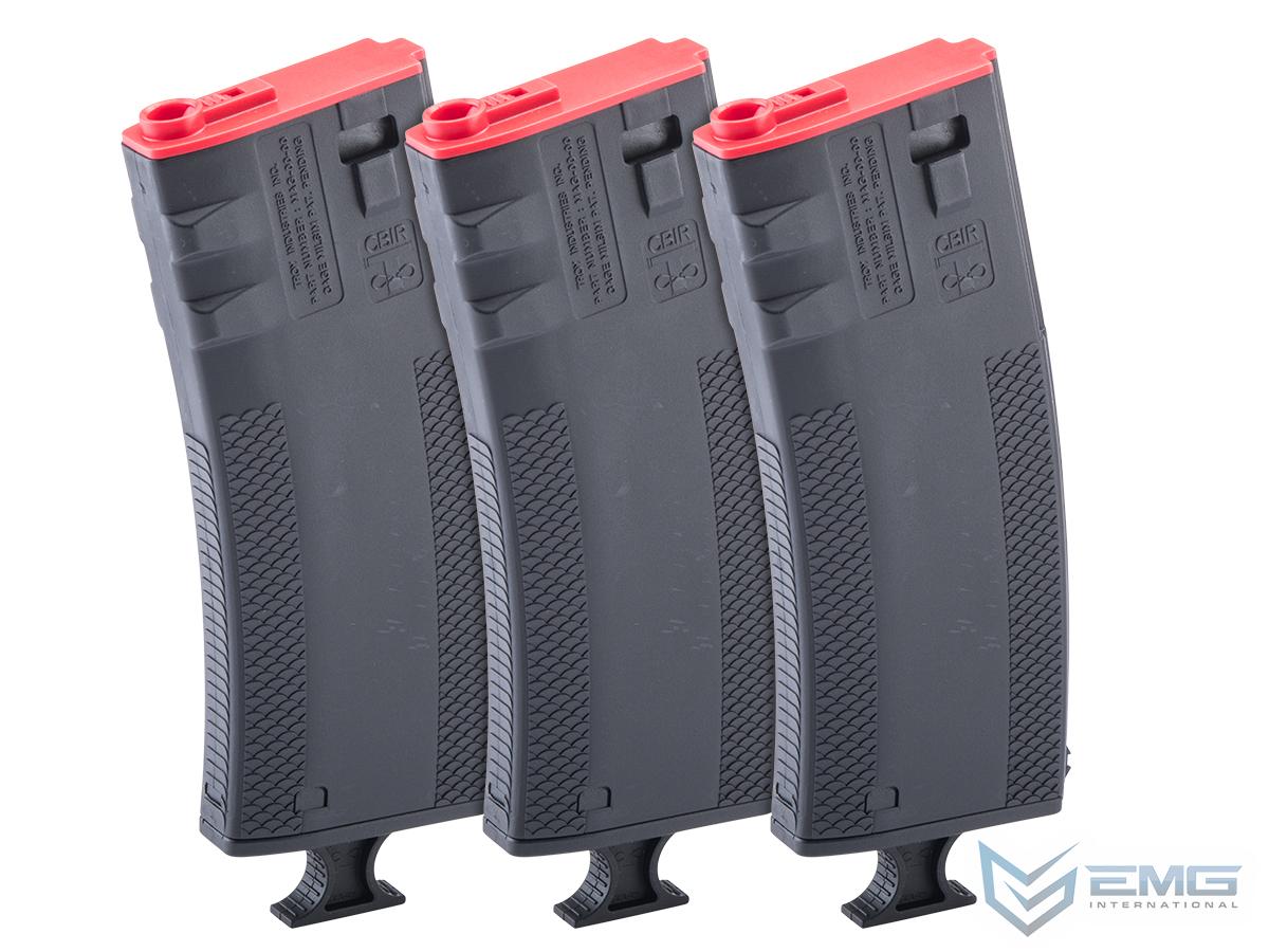 EMG Troy Industries 250rd Mid-Cap Battlemag for M-4 Airsoft AEG Rifles Pack of 3