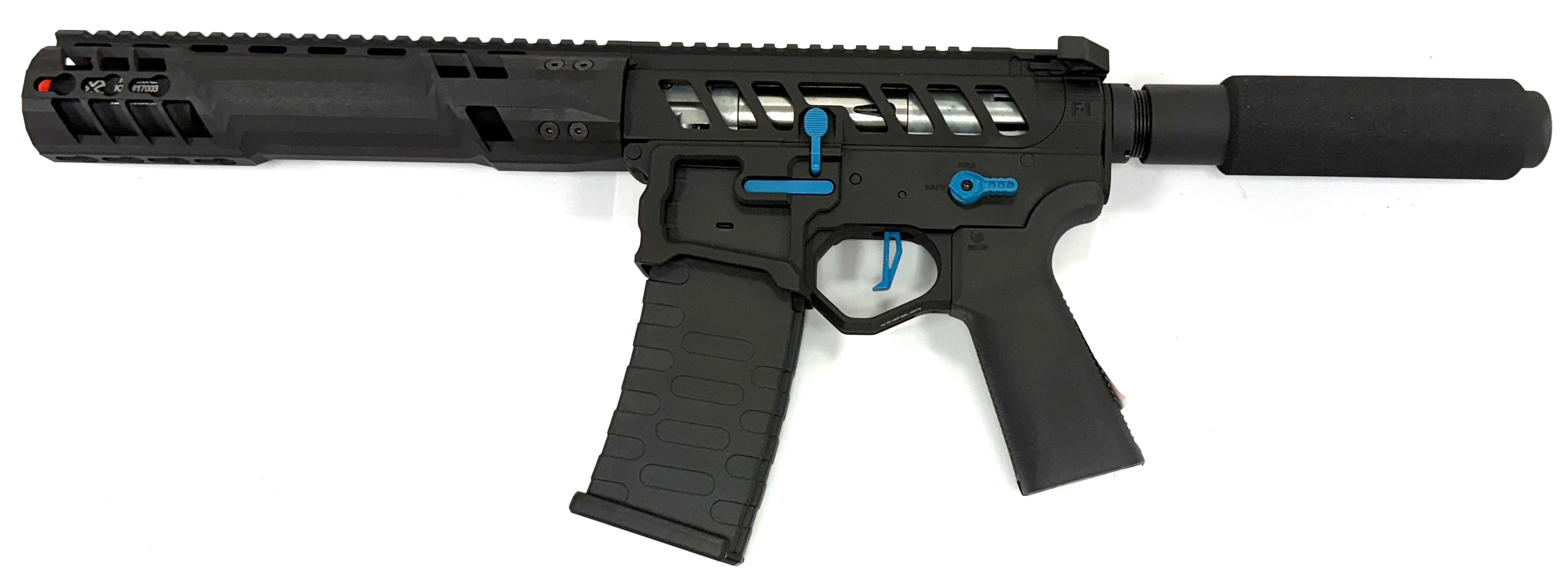 EMG F-1 Firearms Ultimate CQB UDR-15-3G AEG Airsoft Rifle(Black / Blue Kit)