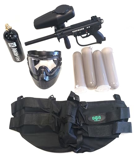 3Skull Tippmann A-5 Mega 4+1 Paintball Gun Package .68 Caliber Marker Set