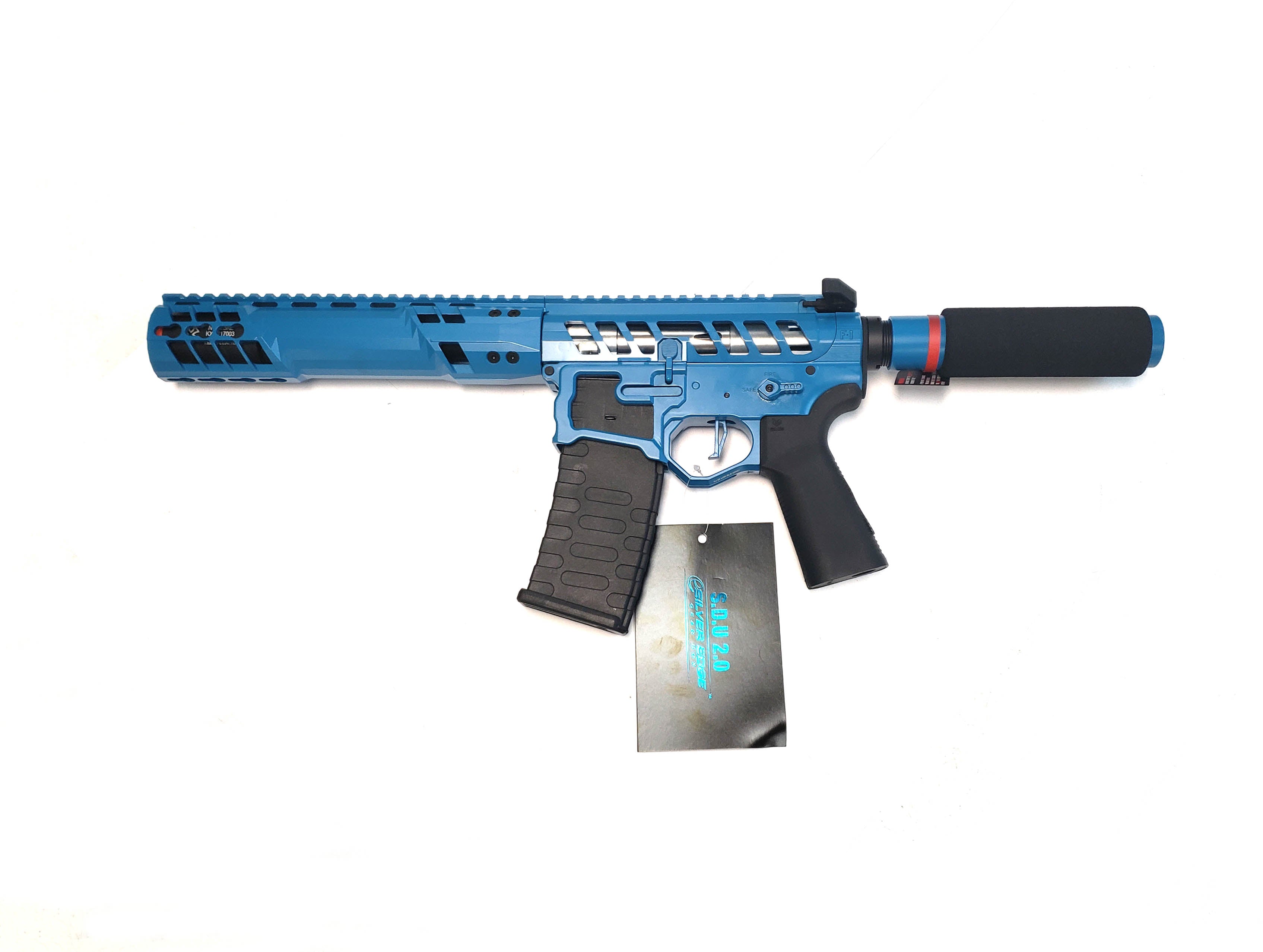 EMG F-1 Firearms Ultimate CQB UDR-15-3G AEG Airsoft Rifle Full Auto Blue