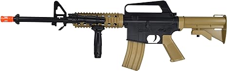 Colt Soft Air RIS Spring Airsoft Rifle and Pistol On-Duty Kit, Tan