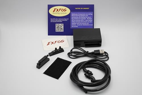 ExFog XT Essential Anti Fog Kit - Lightweight Unit for Airsoft, Paintball