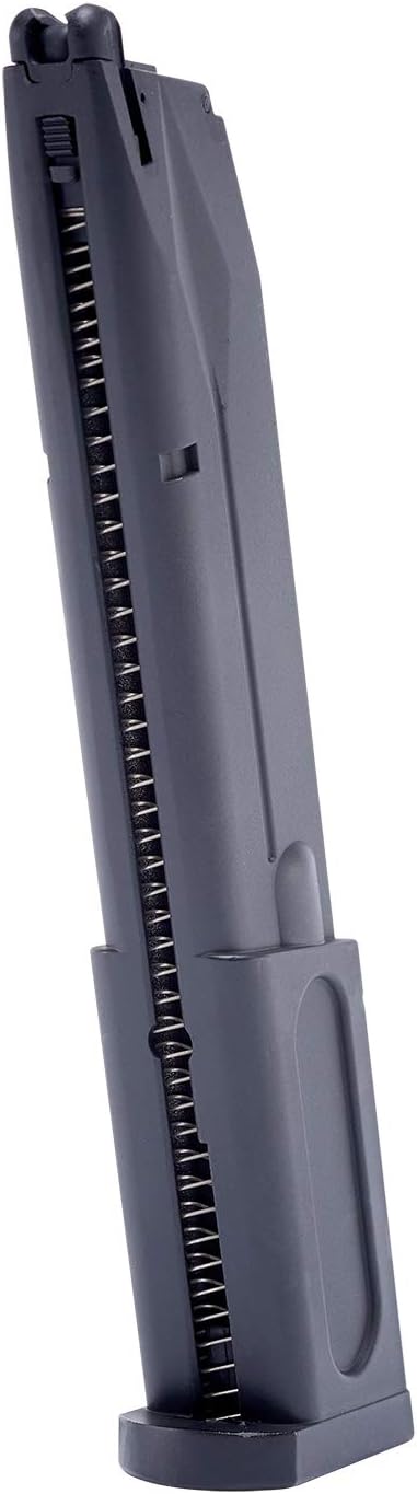 Beretta M92 A1 Blowback Full Auto 6mm BB Pistol Airsoft Gun Extended Magazine, 40-Round Capacity