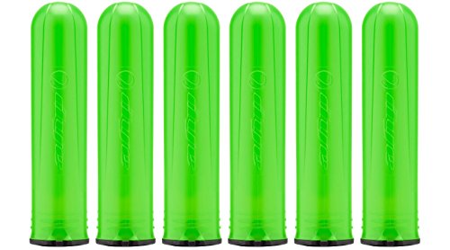 Dye Paintball Alpha Pod Tube - Lime - 6 Pack 150 Rounds