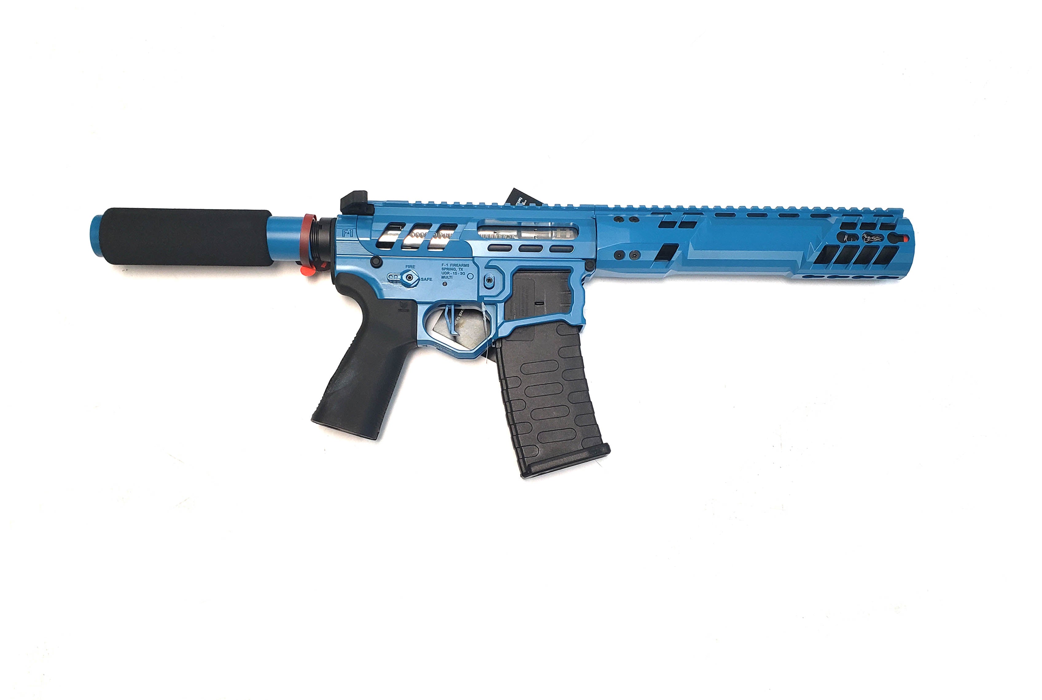 EMG F-1 Firearms Ultimate CQB UDR-15-3G AEG Airsoft Rifle Full Auto Blue