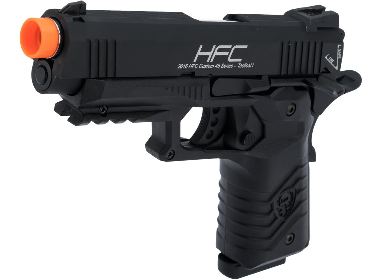 HFC Tactical 45 1911 Gas Blowback Airsoft Pistol (Color: Black)