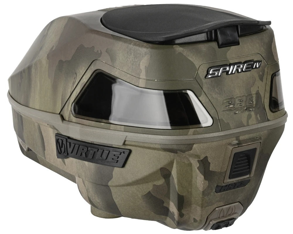 VIRTUE Spire IV Electronic Paintball Loaders/Hoppers - 280 Brush Camo