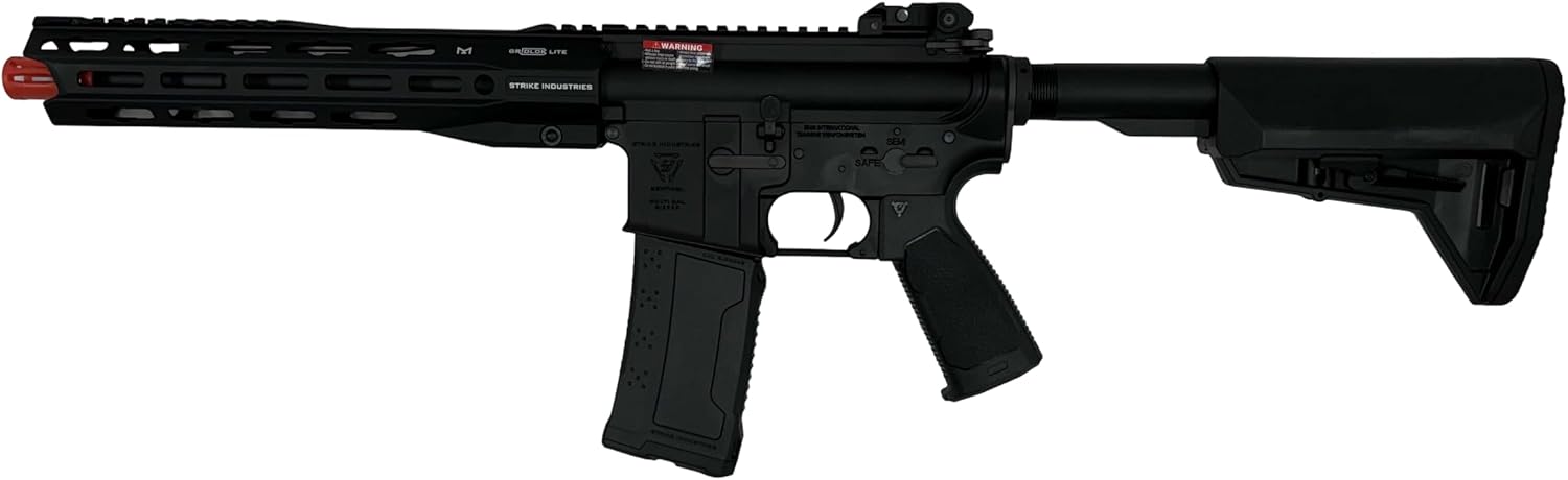6mmProShop SI Licensed Sentinel M4 Airsoft AEG Rifle (Black / 11" GRIDLOK LITE )