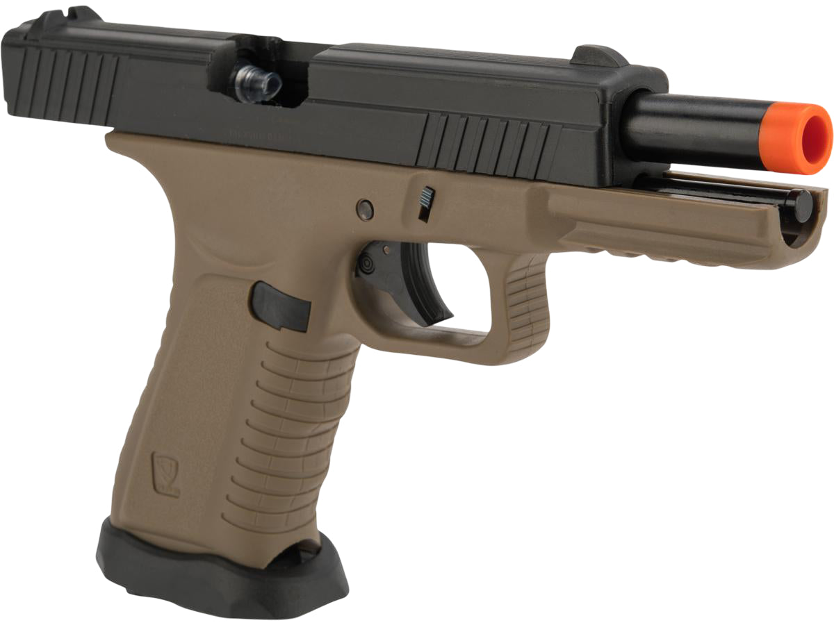 APS XTP Black Hornet Full Auto Co2 Powered Airsoft Pistol with Polymer Slide