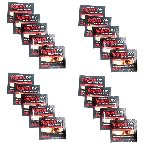 FogTech MotoSolutions DX Anti-Fog Wipes - 20 Pack
