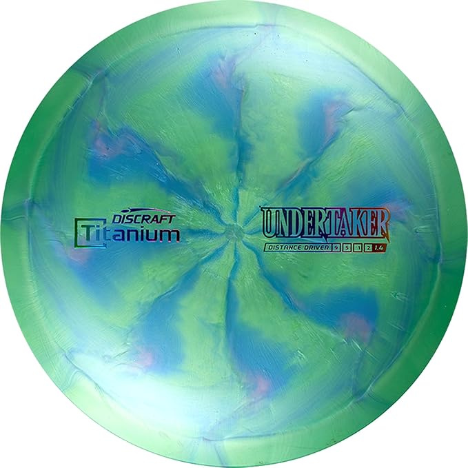 Discraft Swirl TI Undertaker 173-174 Gram Distance Driver Disc Golf Disc
