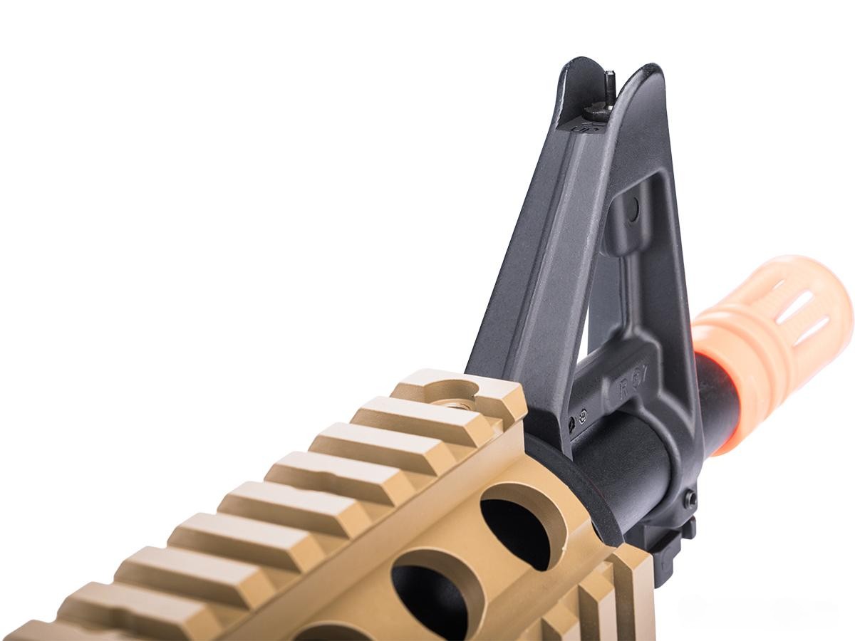 Cybergun Colt Lic M4 AEG Airsoft Rifle w/ E-Shooter MOSFET by E&C (MK18 CQB-R)