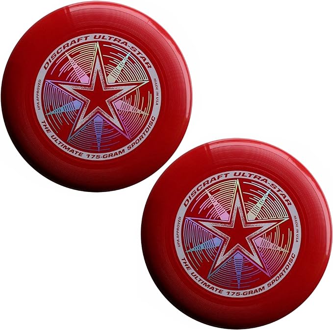 Discraft 175 Gram Ultra Star Sport Disc - 2 Pack