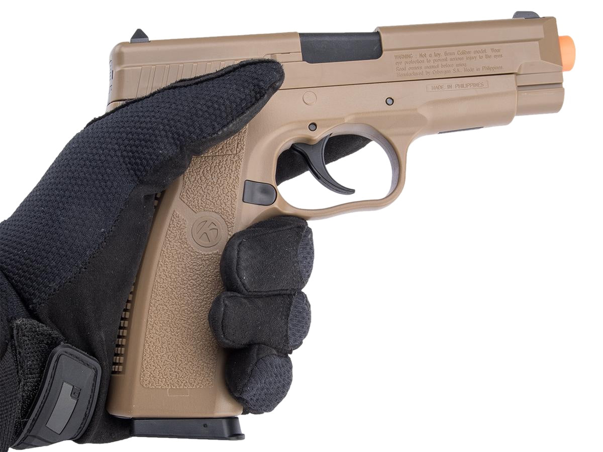 Cybergun KAHR ARMS Licensed TP45 Full Size Airsoft Pistol (Tan / Gun Only)