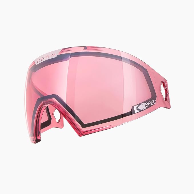 CRBN Paintball Zero Goggle Lowlight Lens - Compatible with Zero Goggle - Carbon Paintball (Rose - ClearMirror)