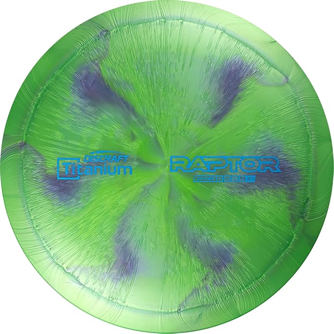 Discraft Swirl TI Raptor 173-174 Gram Driver Disc Golf Disc