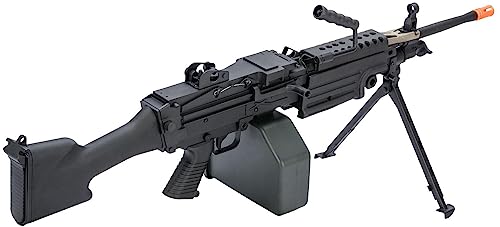 Airsoft Cybergun FN Licensed Middleweight M249 SAW Machine Gun (MK II/Black)