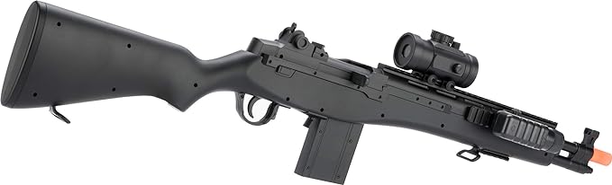 Evike - US Socom M14 Airsoft Bolt Action Powered Sniper Rifle Red Dot Flashlight