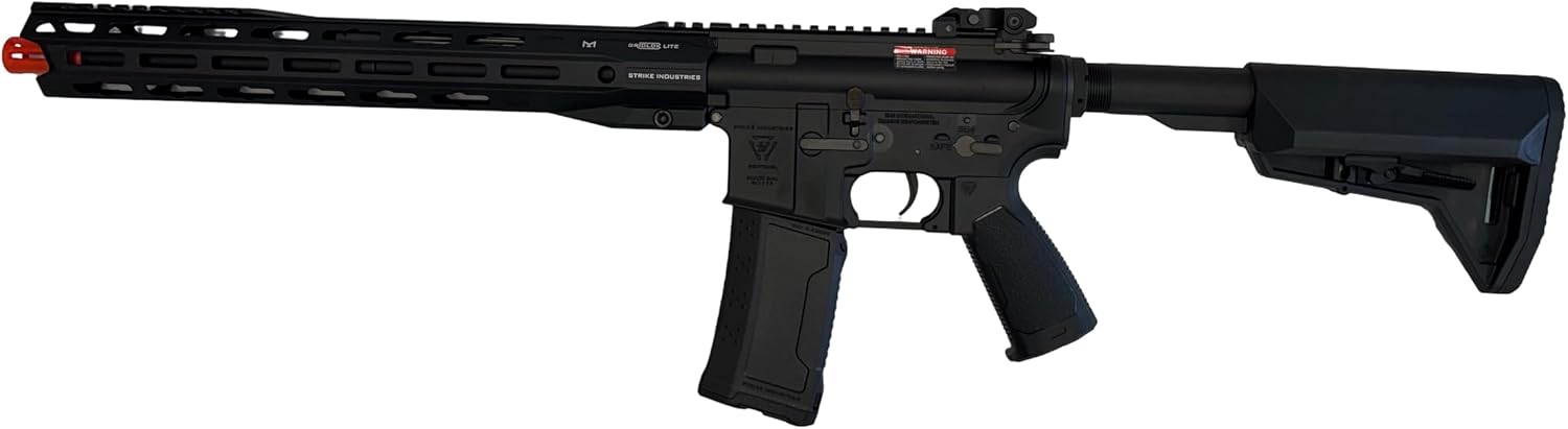 Sentinel AR-15 Airsoft AEG Rifle w/GRIDLOK® LITE Handguard (Color: Black / 15" Rail/Gun Only)