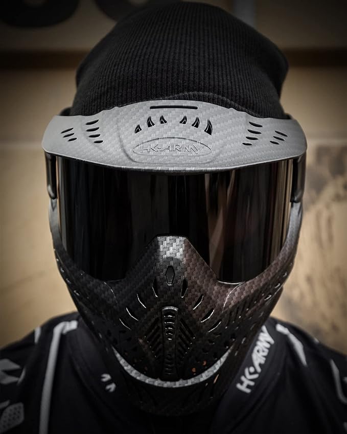 HK Army HSTL Paintball Mask Goggle with Thermal Lens (Carbon Fiber)
