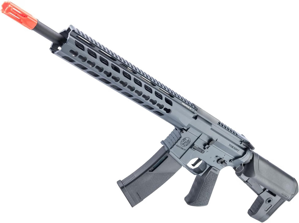 Evike Airsoft - Krytac Full Metal Trident MKII SPR AEG Airsoft Rifle (Combat Grey)
