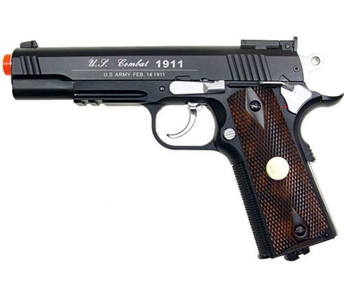 500 fps new full metal wg airsoft m 1911 gas co2 hand gun pistol