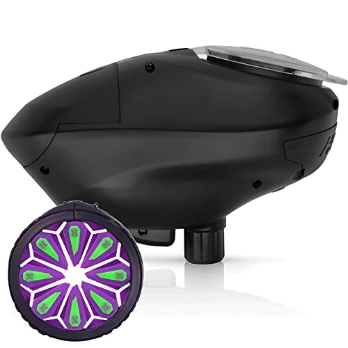 HK Army Speed Electronic Paintball Loader with Epic Speed Feed - Neon