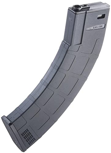 EMG M4-AK300 300rd Mid-Cap Airsoft Magazine for M-4 AEG Rifles - Black