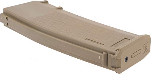 Evike Specna Arms 120rd Mid-Cap M4/M16 Polymer S-Mag Airsoft AEG Magazine (Tan)