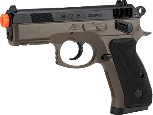 Evike Airsoft Ceska Zbrojovka Full Size Spring Powered Pistol Flat Dark Earth