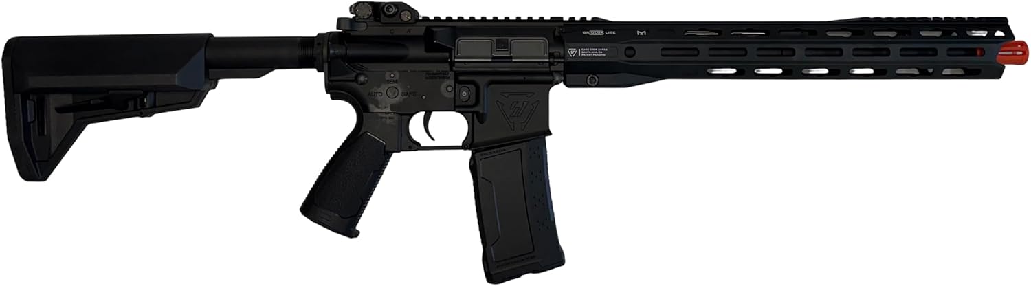 Sentinel AR-15 Airsoft AEG Rifle w/GRIDLOK® LITE Handguard (Color: Black / 15" Rail/Gun Only)