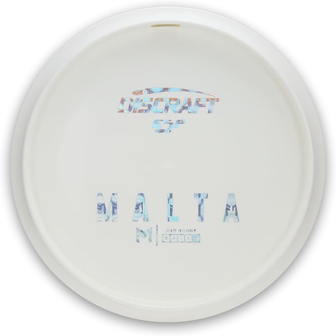 Discraft Paul McBeth White ESP Malta 175-176 Gram Mid-Range Golf Disc