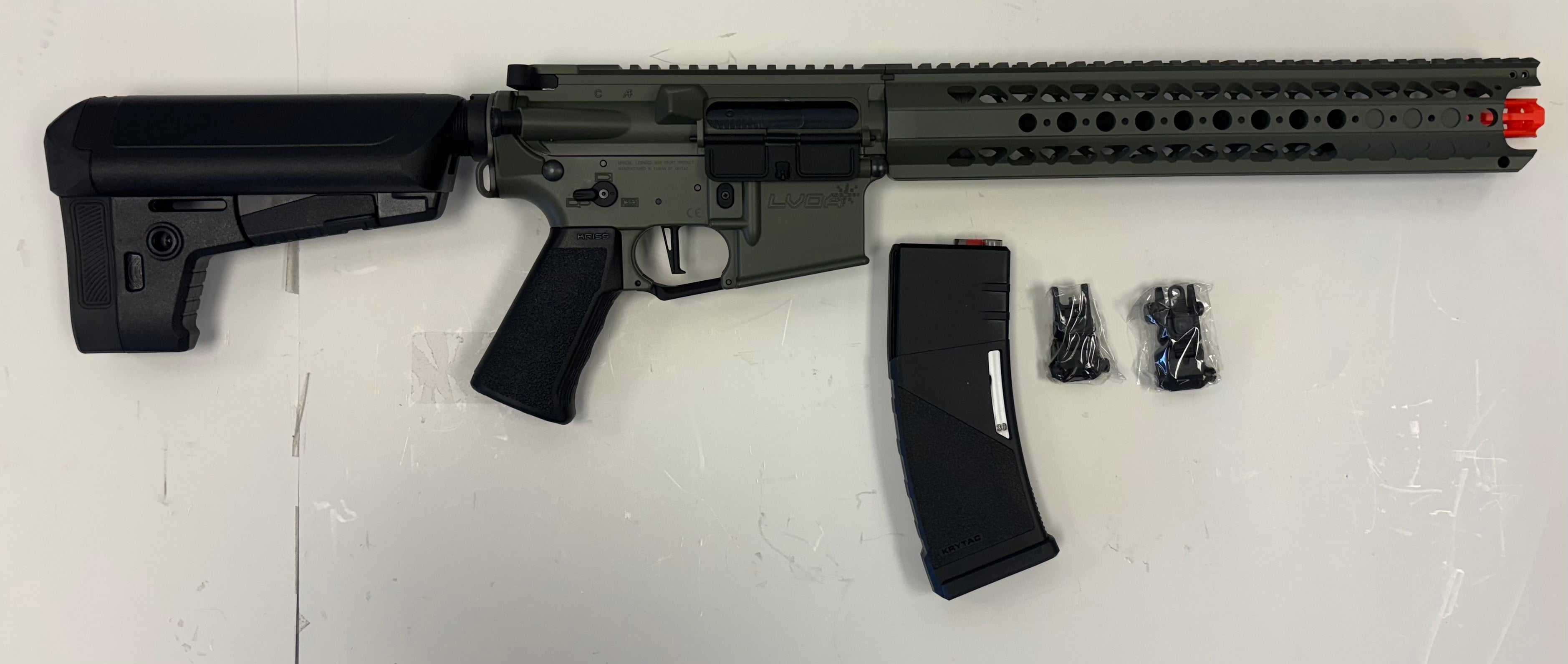 Krytac War Sport LVOA-S M4 Carbine Airsoft AEG Rifle (Foliage Green / 400 FPS)