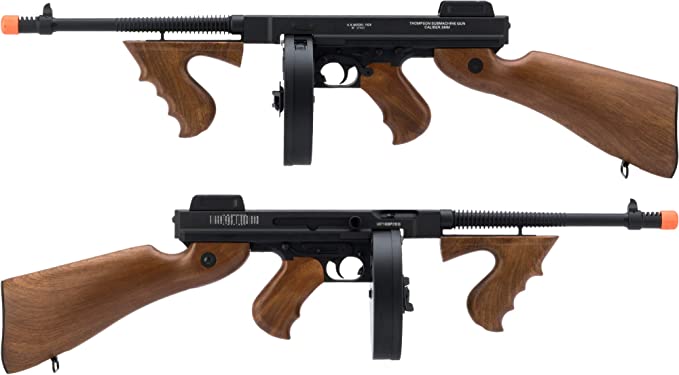 Evike Cybergun Licensed Thompson Chicago Typewriter Airsoft AEG Rifle (Gun Only)