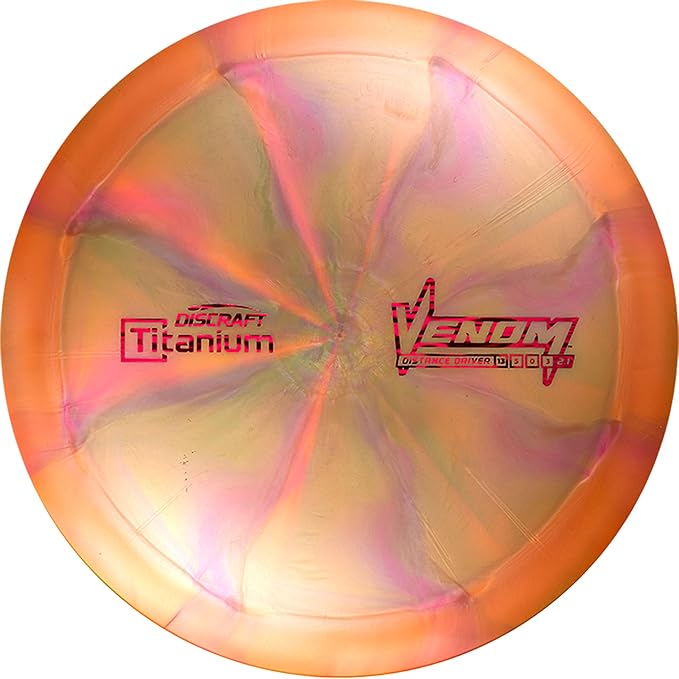 Discraft Swirl TI Venom 173-174 Gram Distance Driver Disc Golf Disc