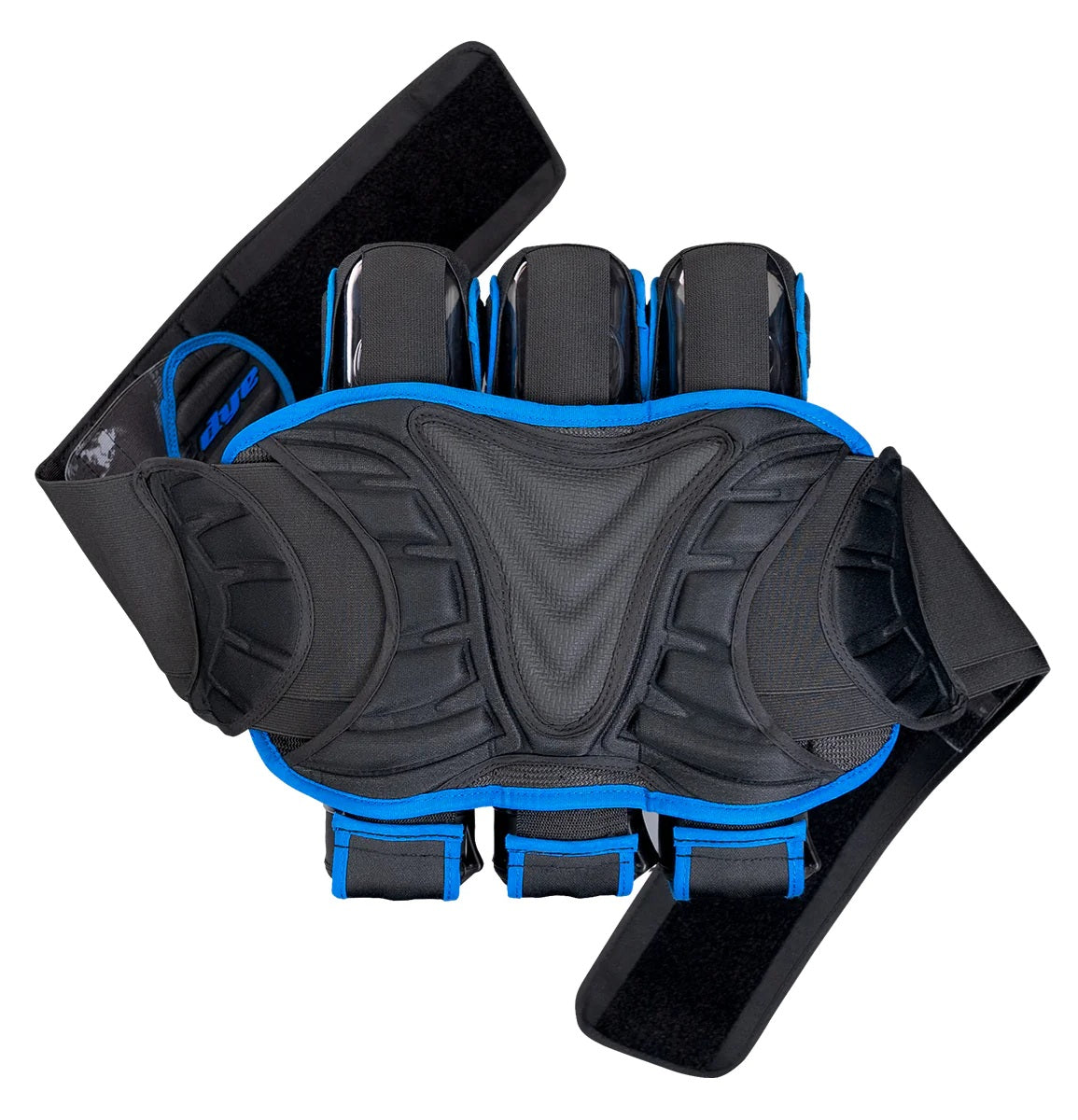 Dye Precision Assault Pack Pro 3+4 Dyecam Cyan Pod Paintball Harness