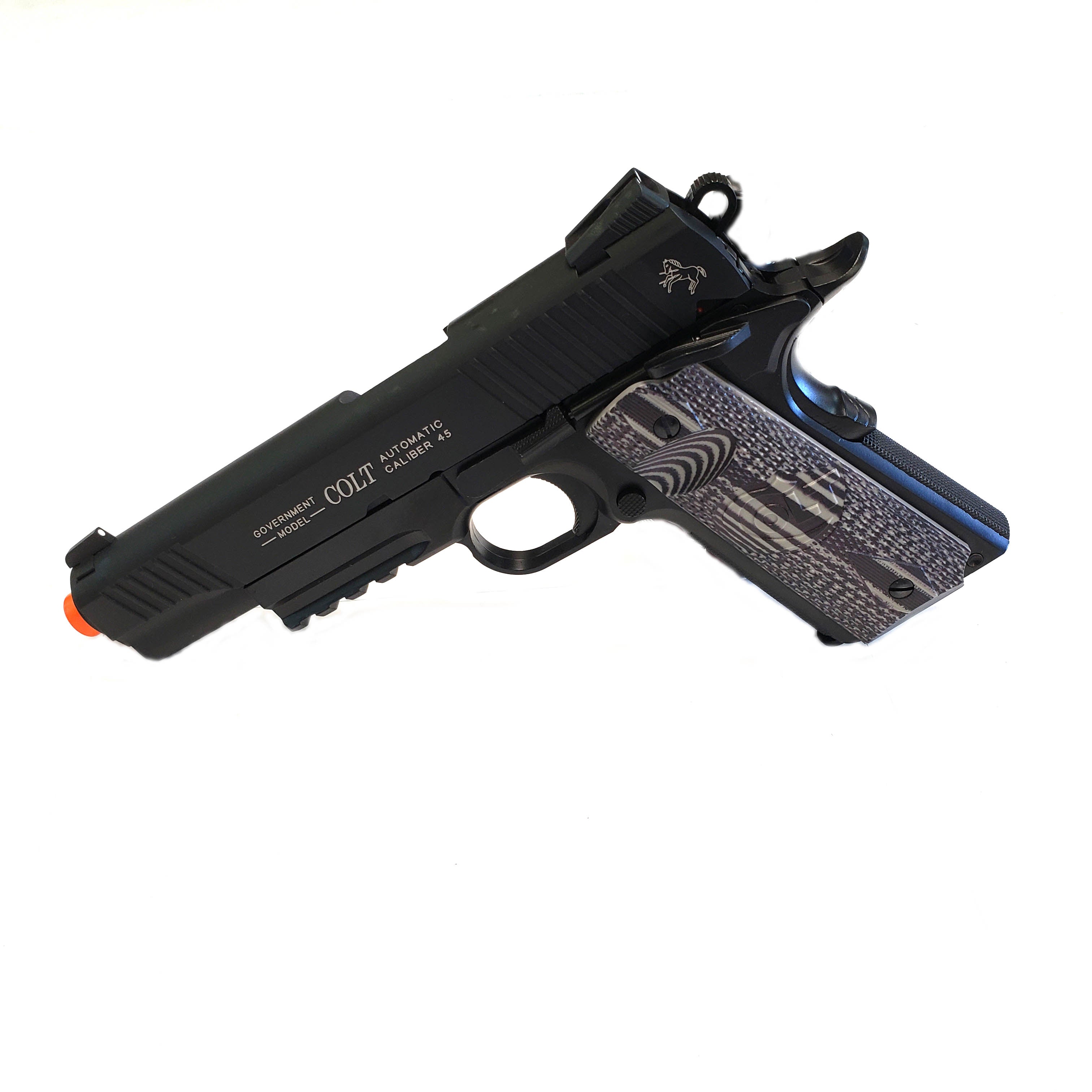 Cybergun Colt 1911 "Combat Unit" CO2 Powered Airsoft Pistol Gas Blowback - Black