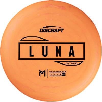 Mint Discs Discraft Paul McBeth Signature Putter Line Soft Luna Putter Golf Disc, 170-172g