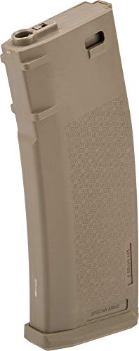 Evike Specna Arms 120rd Mid-Cap M4/M16 Polymer S-Mag Airsoft AEG Magazine (Tan)