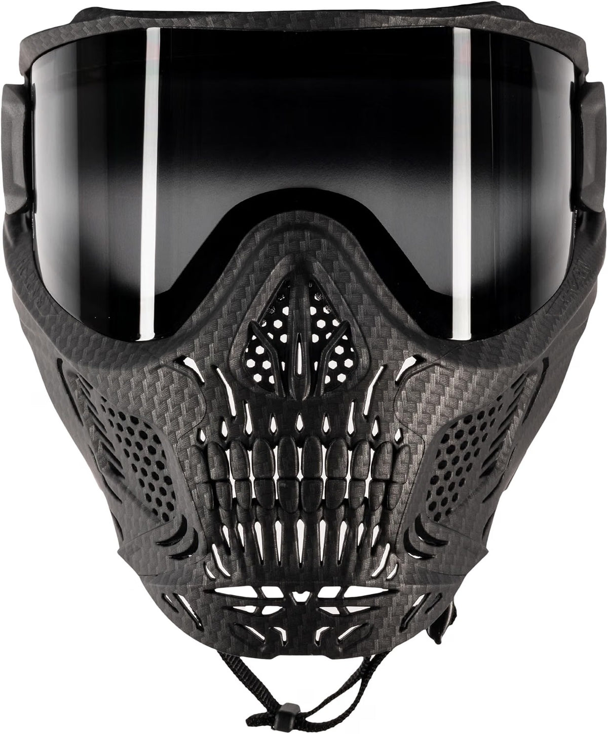 HK Army HSTL Skull Paintball Goggle/Airsoft Mask (Carbon Fiber, Smoke)