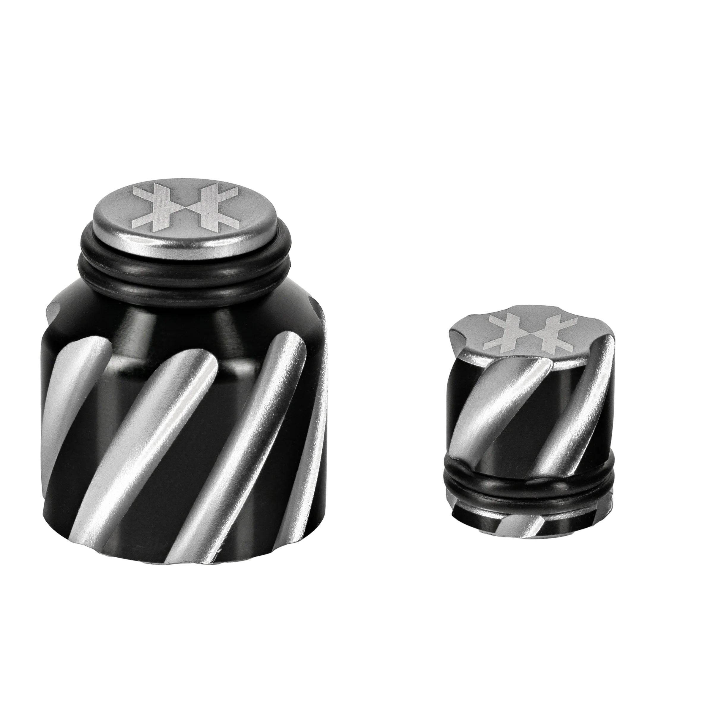 HK Army Elite Thread Protector Fill Nipple Cover for Air Tanks (Orbit, Silver)