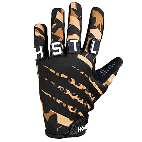 HK Army Freeline Knucklez Customizable Paintball Gloves - Leopard King - Medium