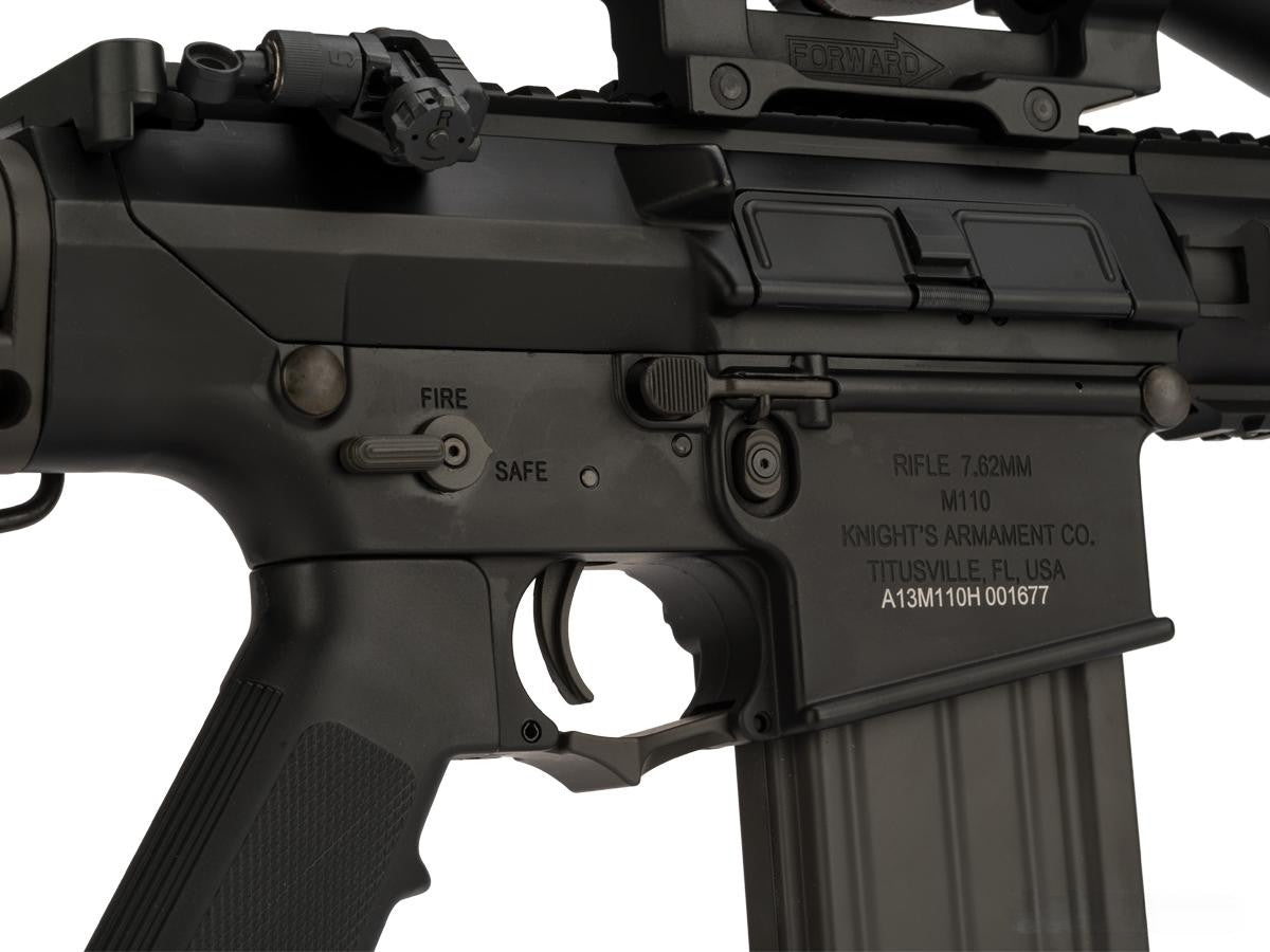 ARES Knight's Armament Licensed SR25-M110K Airsoft AEG DMR (Color: Black)