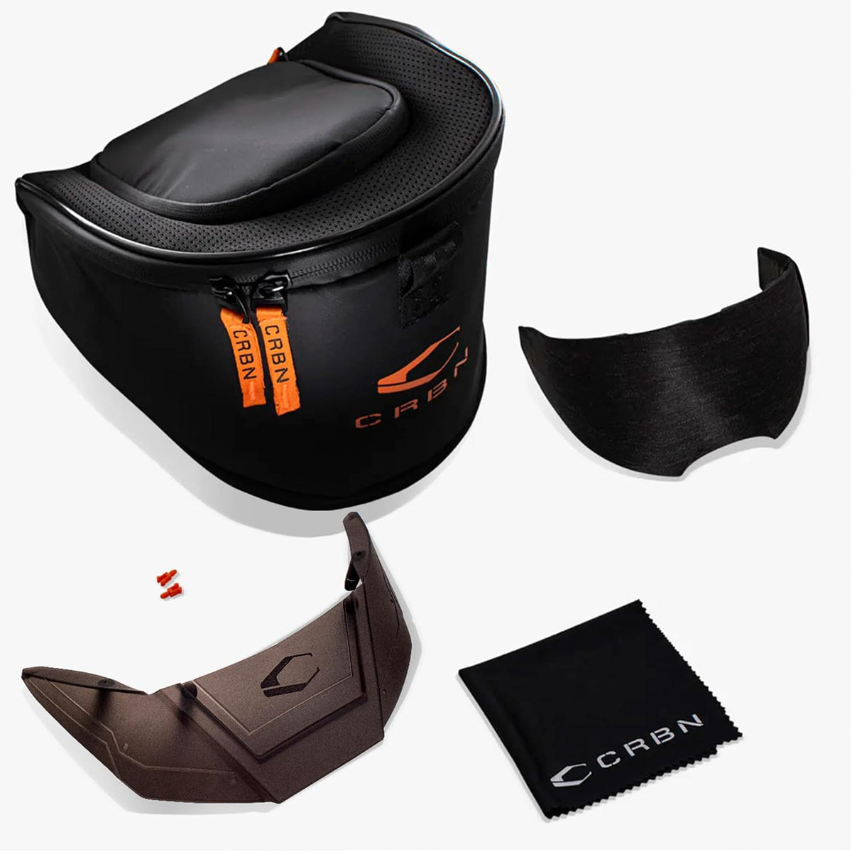 CRBN Paintball Zero Pro Goggle - Includes: Two Lens+Visor+Case-Carbon Paintball (Less Coverage, Blaze)