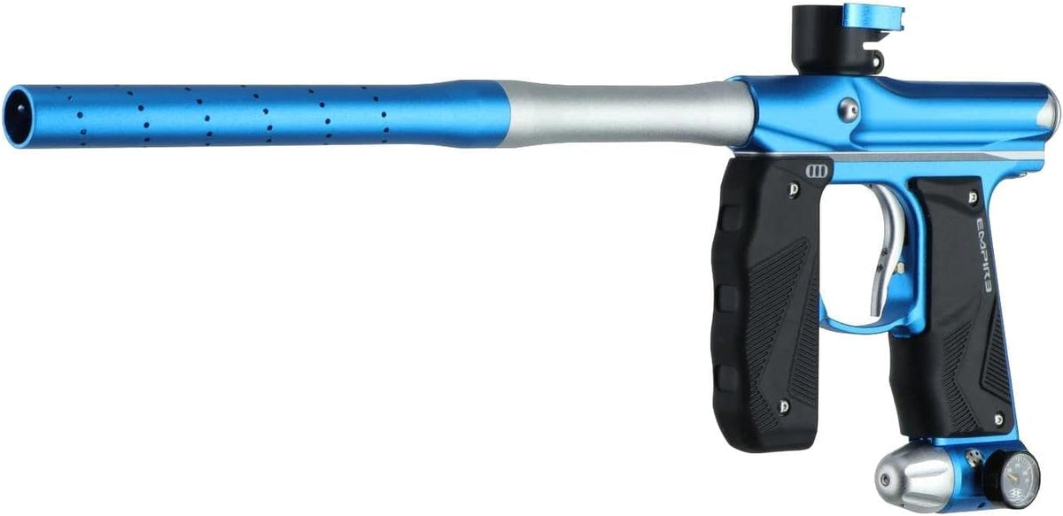 Empire Mini GS Paintball Gun w/ 2 Piece Barrel - Dust Blue / Dust Silver (17385)
