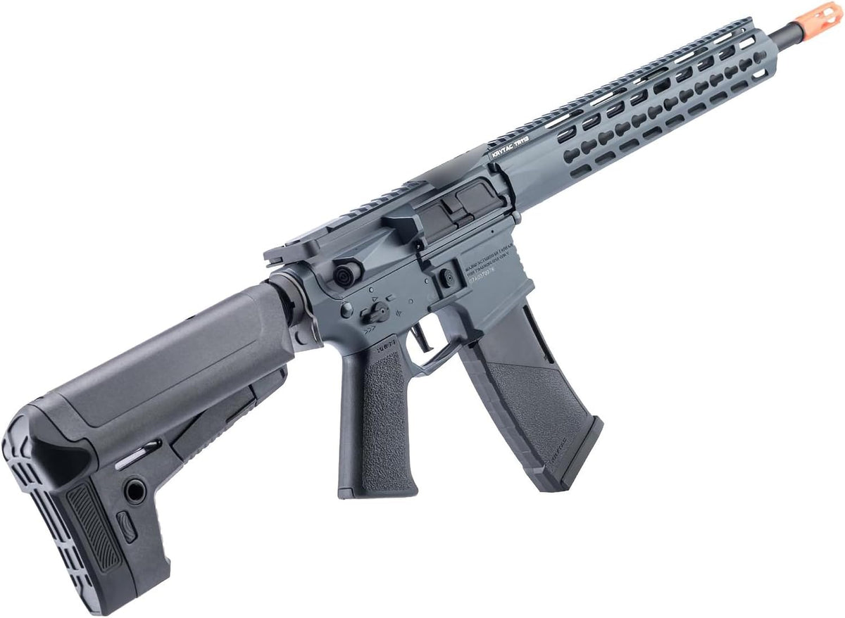 Evike Airsoft - Krytac Full Metal Trident MKII SPR AEG Airsoft Rifle (Combat Grey)